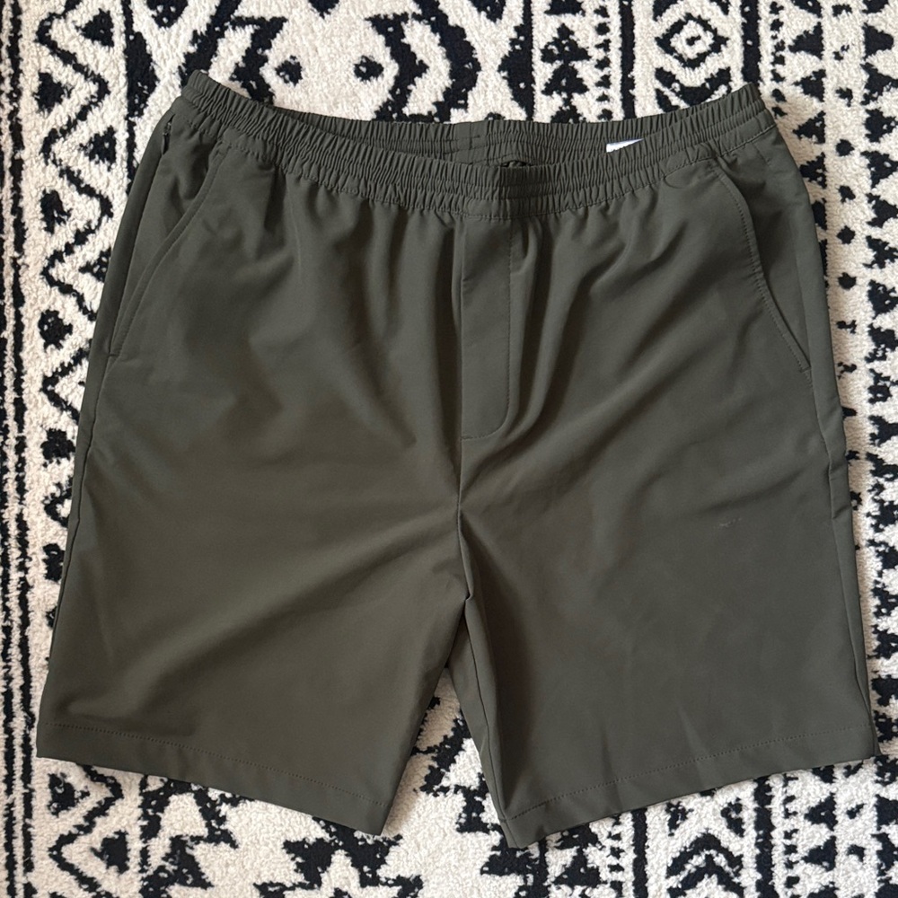 Banana Republic Dark Green Athletic Shorts